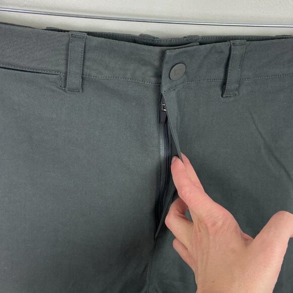 New Mack Weldon Chino Dress Pants Size 36 by 32 Asphalt Grey Technical Modern - Picture 7 of 11